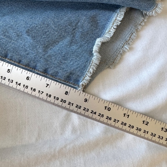 Buffalo David Bitton Women's NEW 30 Frayed LULU Mom‎ Shorts High-Rise Y2K Denim - Picture 14 of 16